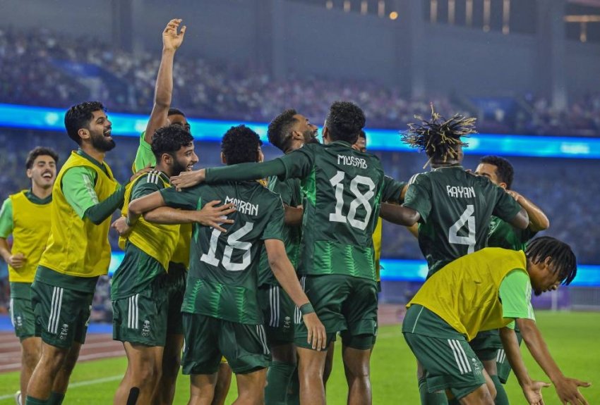 المنتخب السعودي الاخضر يتجاوز الهند بهدفي مران